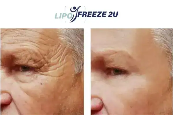 Mens before and after Morpheus 8 Ashbourne results.