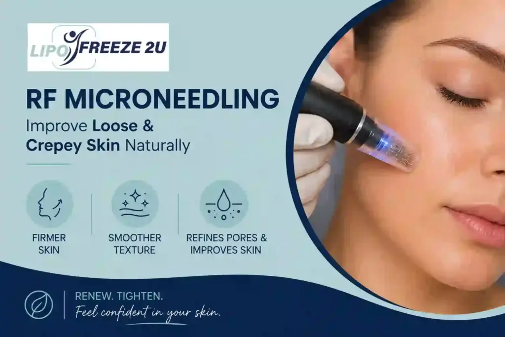 Can RF Microneedling Help Improve Loose and Crepey Skin Ashbourne?